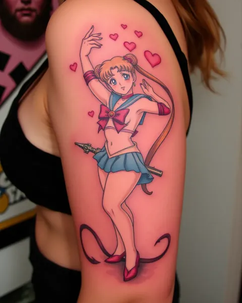 Significado y simbolismo del tatuaje de Sailor Moon explicado