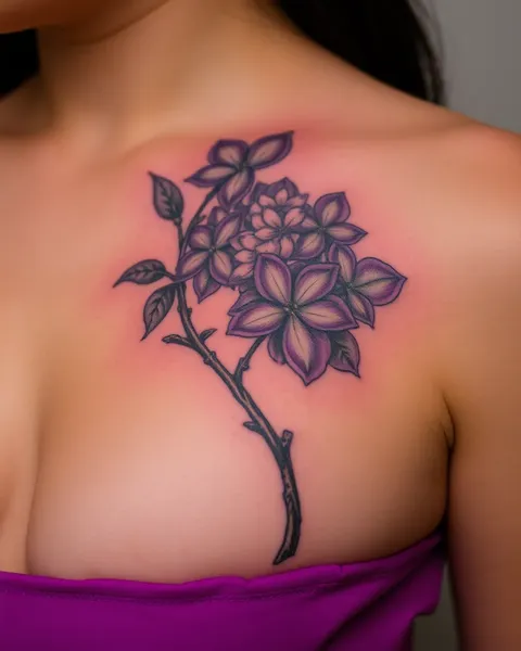 Significado y simbolismo del tatuaje de lilas en arte corporal