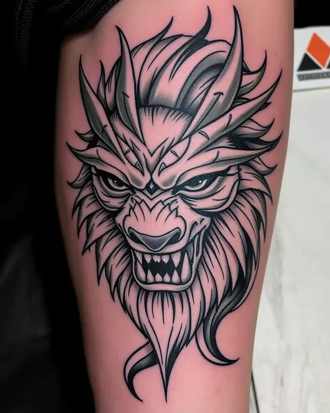 Simbolismo de tatuaje de Fenrir: poder y fuerza en mitología nórdica