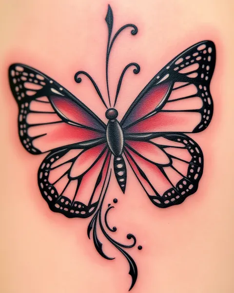 Simbolismo de tatuaje de mariposa tradicional explicado