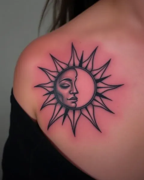 Simbolismo del tatuaje sol-luna y su significado cultural