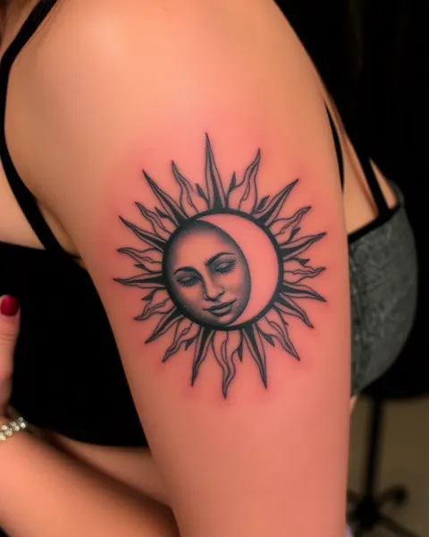 Simbolismo y Significado del Tatuaje de Sol y Luna