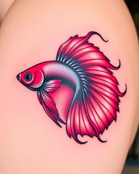 Simbolismo y significado cultural de tatuajes de pez Betta