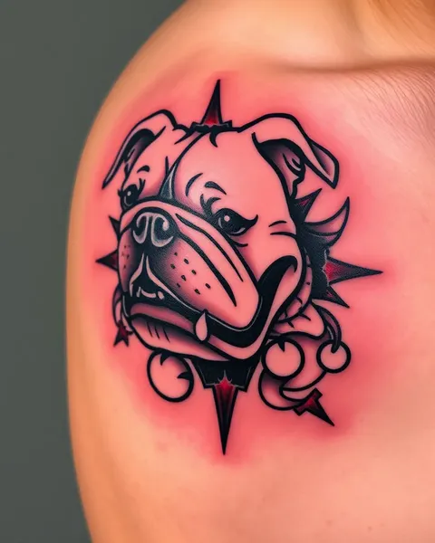 Simbolismo y significado de tatuajes de bulldog para los leales y valientes