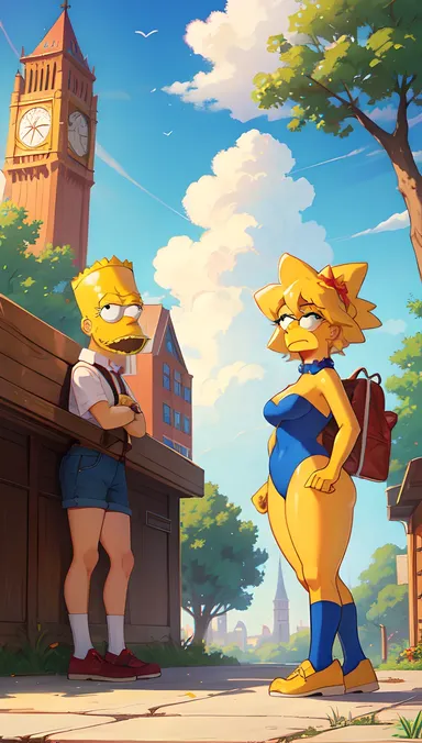 Simpsons R34: Una Comedia y Un Show Familiar Extraño