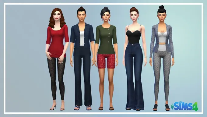 Sims 4 2025 Conjuntos de Ropa Llegan con Nuevas Tendencias de Moda