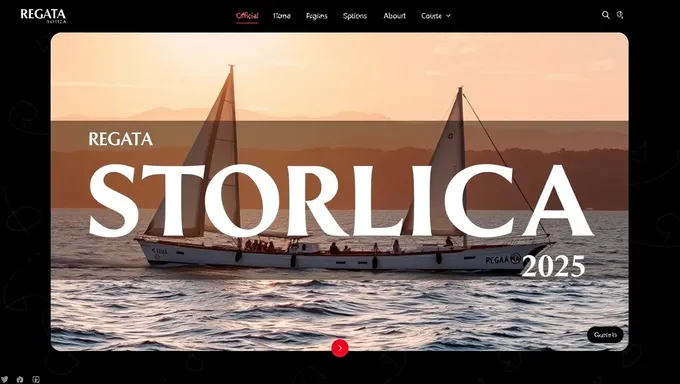 Sitio web oficial de Regata Storica 2025 lanzado