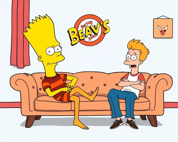 Sofá de Beavis y Butt-Head en formato PNG