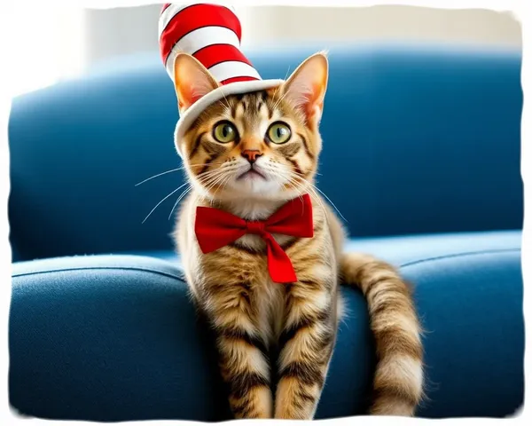 Sombrero de Gato Presentado en Imágenes de Colores