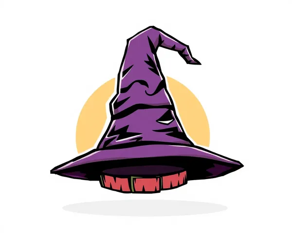 Sombrero de bruja PNG para mundo mágico