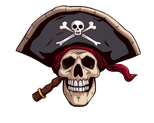 Sombrero de pirata en formato PNG para uso en sitio web