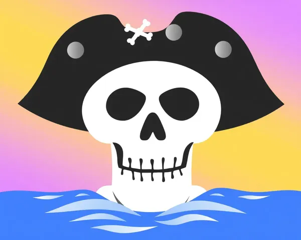 Sombrero de pirata encontrado en línea en formato PNG