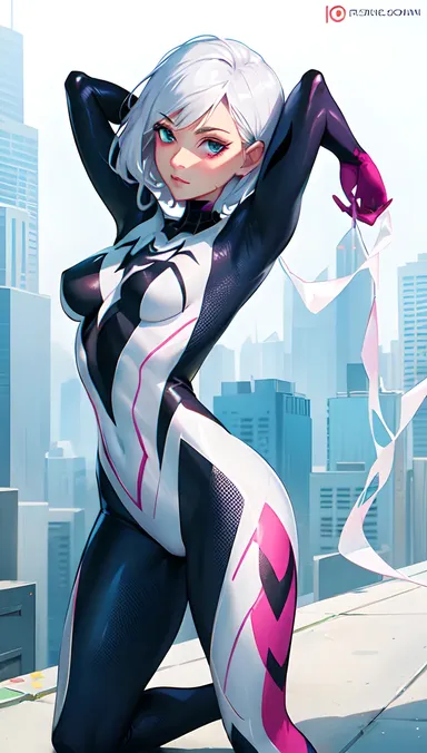 Spidergwen R34: Diseño de R34 Spidergwen