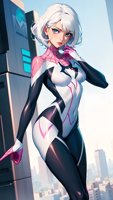 Spidergwen R34: Diseño de Spidergwen R34