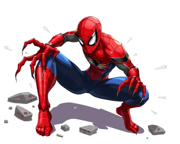 Spidey PNG portada de libro de cómic