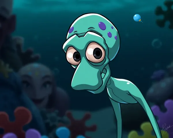 Squidward PNG Repite Múltiples Vezas de Nuevo