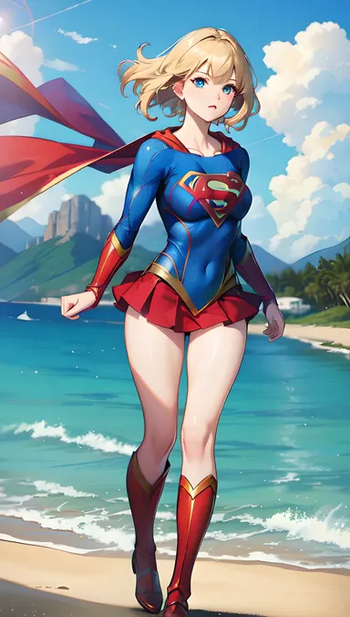 Supergirl R34: Texto Repetido Encontrado