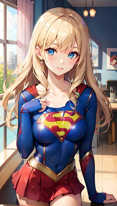 Supergirl despliega sus superpoderes hentai