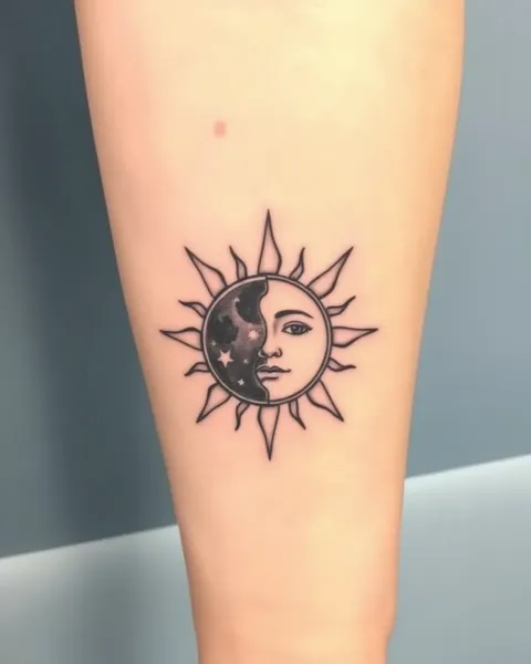 Símbolismo de Tatuaje del Sol y la Luna