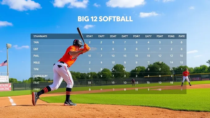 Tabla de clasificación de softball Big 12 para 2025 publicada