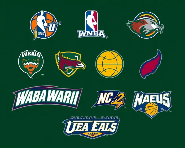 Tamaños de logotipo de equipo WNBA en formato de imagen PNG