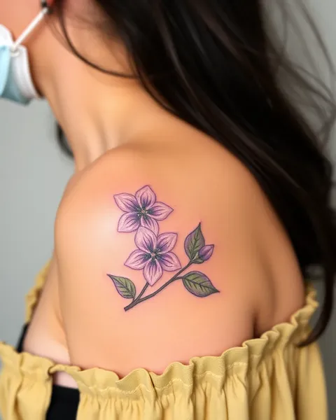 Tattoo Lilac: Inspiración de diseño de arte corporal único