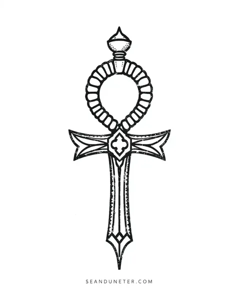 Tatuaje Ankh: Un Simbolo de Vida Eterna y Perpetua