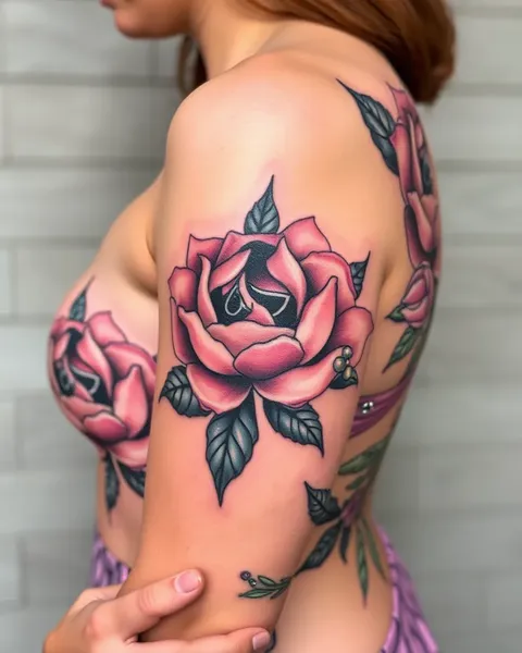 Tatuaje Floral: Diseño Elegante y Delicado