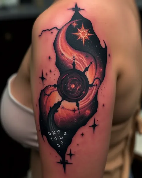 Tatuaje Galaxia: Inspiración desde el Cosmos