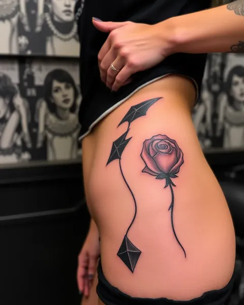 Tatuaje con attitude: tatuajes de cadera intimidantes