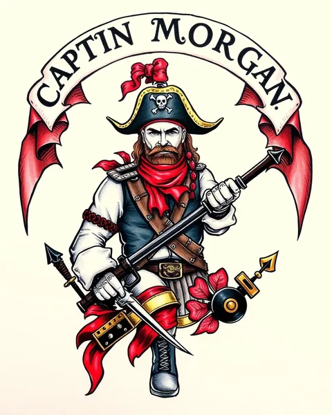 Tatuaje de Captain Morgan: Una Representación de Fuerza y Valor