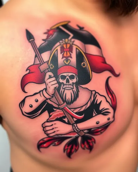 Tatuaje de Captain Morgan: forma única de expresarse a sí mismo