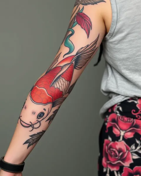 Tatuaje de Carpa de Koi: Diseño de Tatuaje Popular