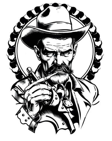 Tatuaje de Doc Holliday: Leyenda occidental icónica en el arte corporal