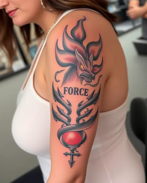 Tatuaje de Fuerza Tft: Tatuaje invariable de Fuerza Tft