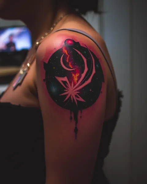 Tatuaje de Galaxia: Inspiración Celestial para Tintas Corporales