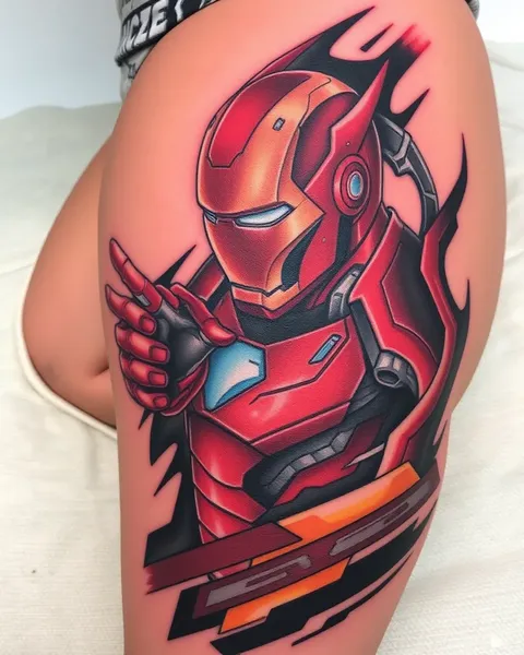 Tatuaje de Ironman: Un Marcado Permanente de Devoción