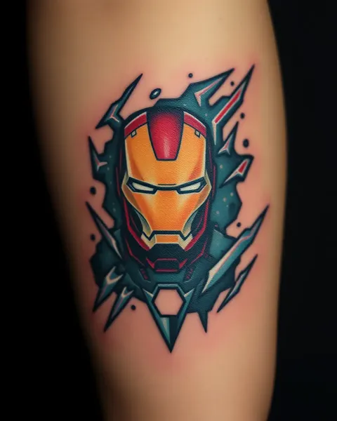 Tatuaje de Ironman: un signo de confianza inquebrantable