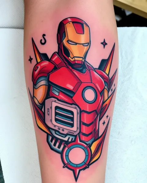 Tatuaje de Ironman: una representación del espíritu indomable