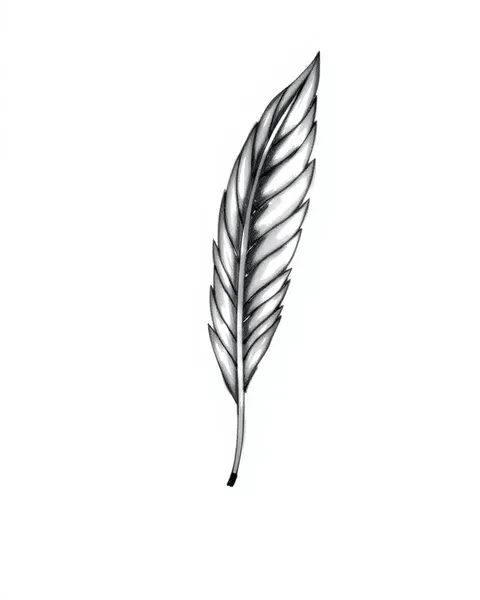 Tatuaje de Pluma: Representación de Libertad y Valor