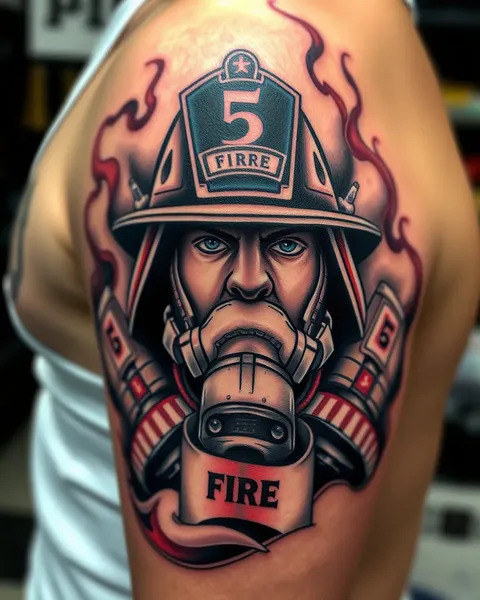 Tatuaje de bombero: un signo de respeto por héroes caídos