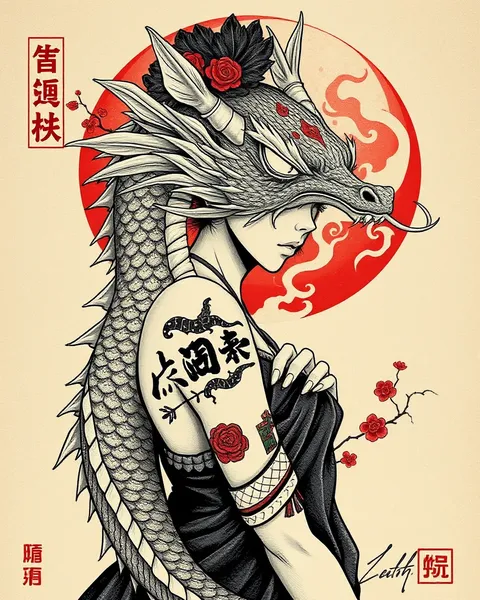 Tatuaje de dragon Xumo Girl: una celebración de individualidad