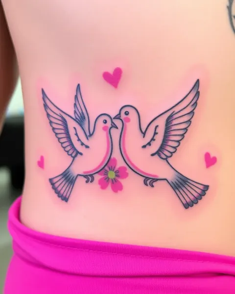 Tatuaje de palomas: un símbolo de nuevos comienzos