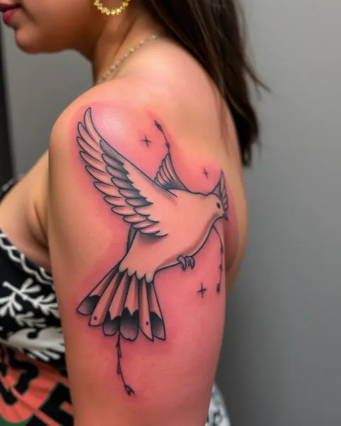 Tatuaje de palomas: un símbolo de paz y amor