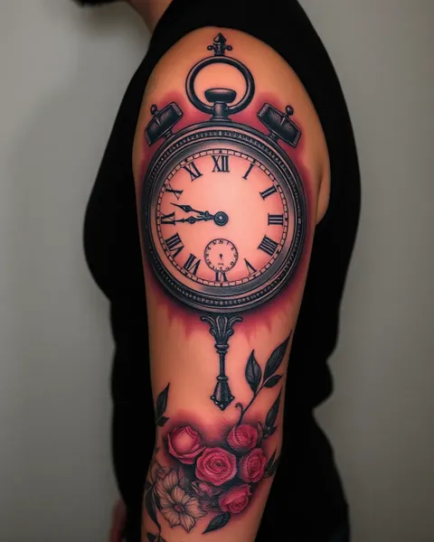 Tatuaje de reloj eterno: recordatorio duradero de recuerdos