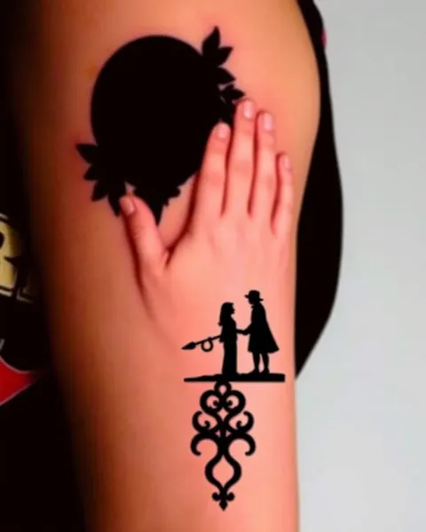 Tatuaje de silueta: Arte minimalista para usar todos los días