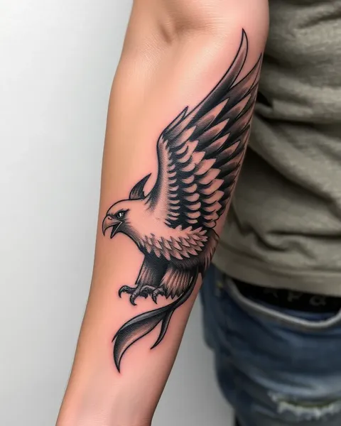 Tatuaje de águila en antebrazo: significado, simbolismo y significación