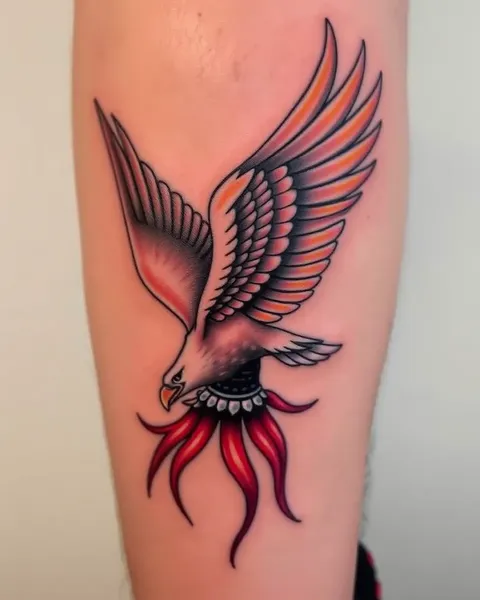 Tatuaje de águila: representación de coraje y poder