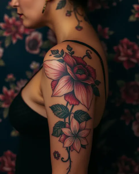 Tatuaje floral: Arte corporal floral permanente