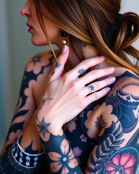 Tatuajes Blancos y de Color: Una Fusión de Belleza